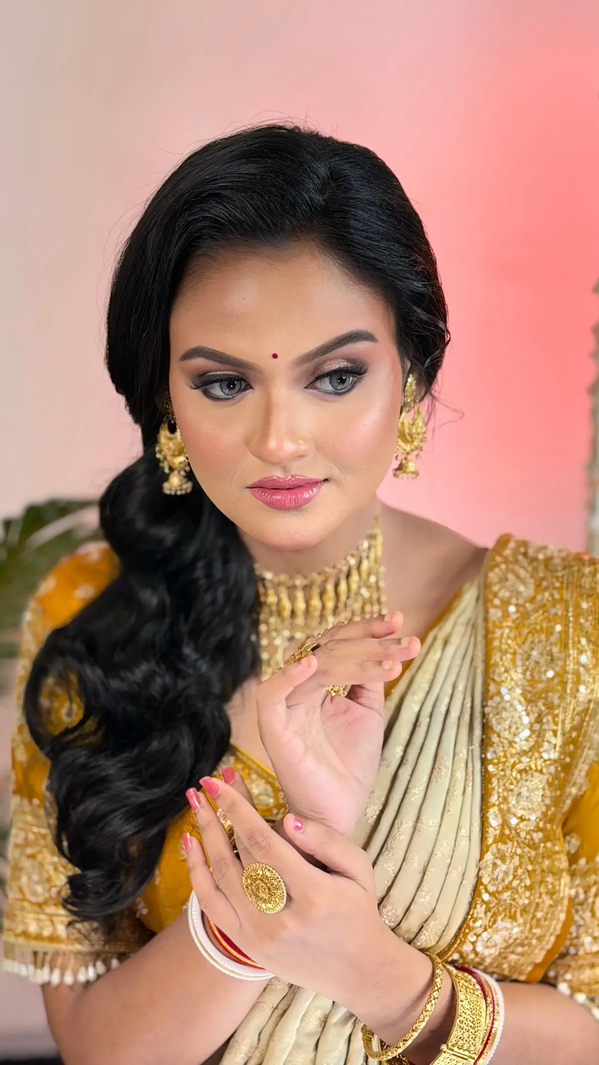 Reception Makeup previous work by Rituparna'z Makeup Art & Academy